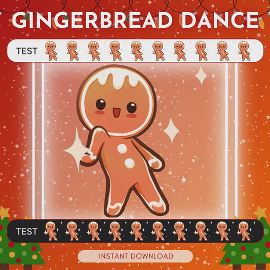 Dancing Gingerbread - Animated Emote
