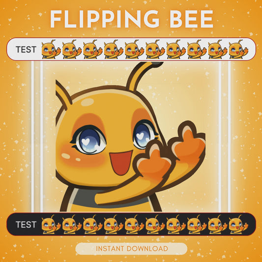 Flipping Bee - Animated Emote