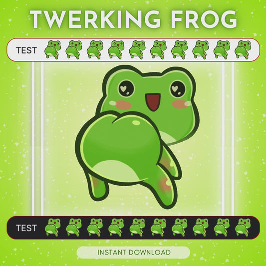 Twerking Frog <3 - Animated emote