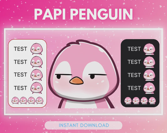 Pink Penguin Papi? - Animated Emote