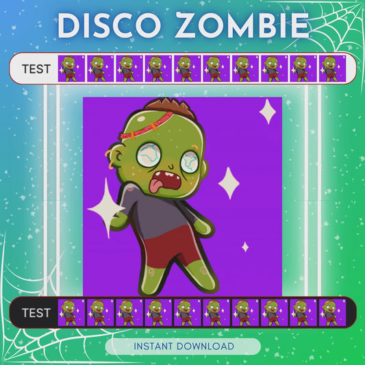 Disco Dancing Zombie - Animated Emote