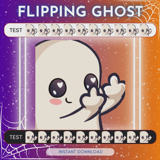 Flipping Ghost - Animated Emote