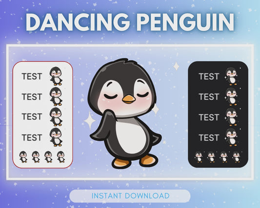 Dancing penguin - Animated Emote <3