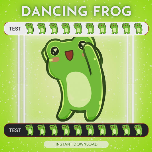 Dancing Frog <3 - Animated emote