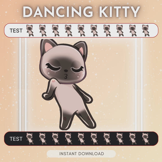 Siamese Cat Dance - Animated Emote 🩷