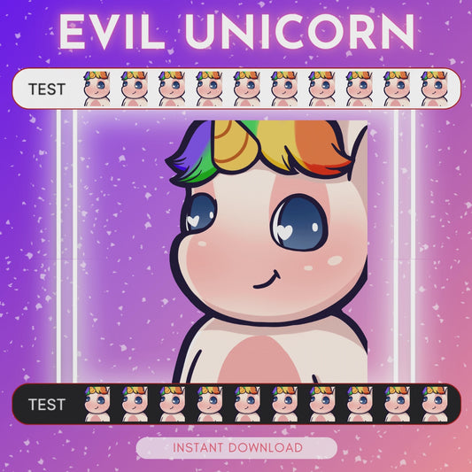 Murderous Unicorn - Animated Emote