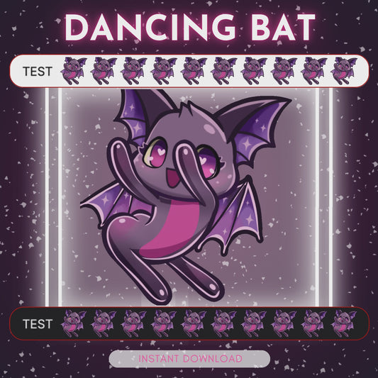 Dancing Bat 💜 - Animated emote