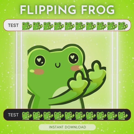Flipping Frog - Animated Emote