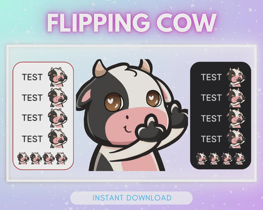 Flipping Cow - Animated emote