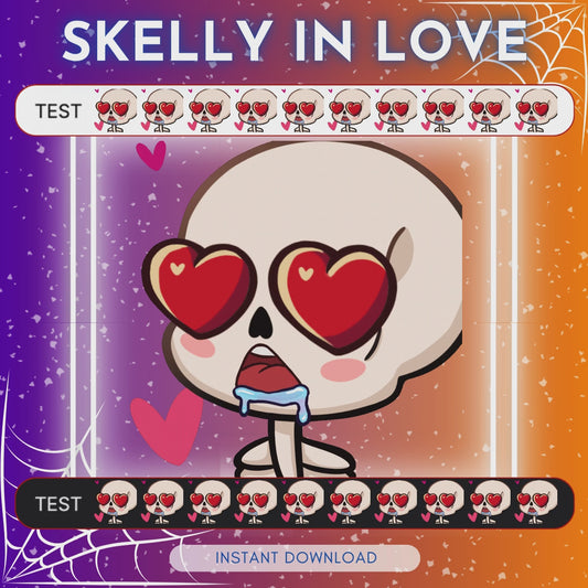 Skeleton in Love - Animated Emote