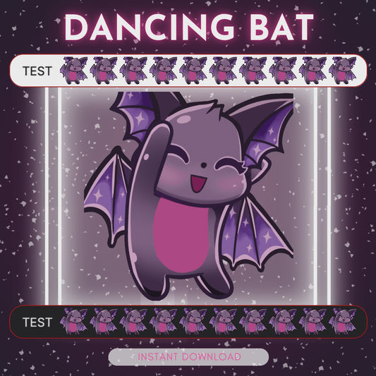 Dancing Bat 💜 - Animated emote
