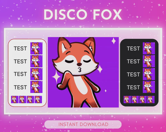 Fox Disco Dance - Animated Emote 🧡