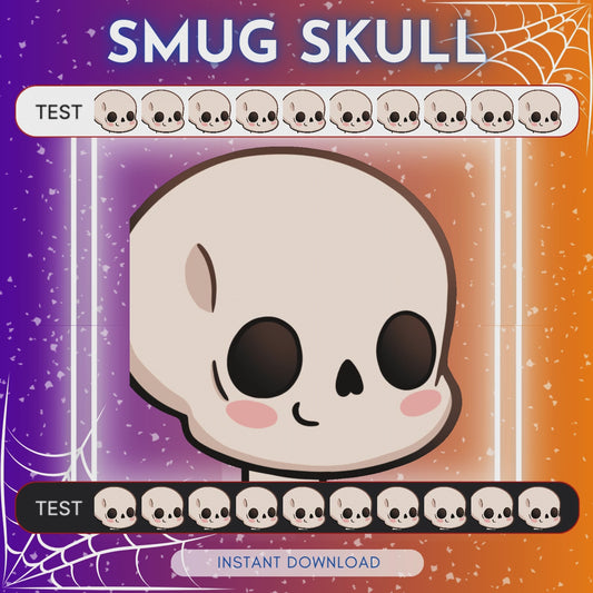 Smug Skeleton - Animated Emote