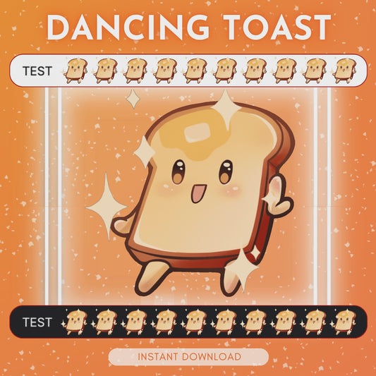 Dancing Toast - Animated Emote
